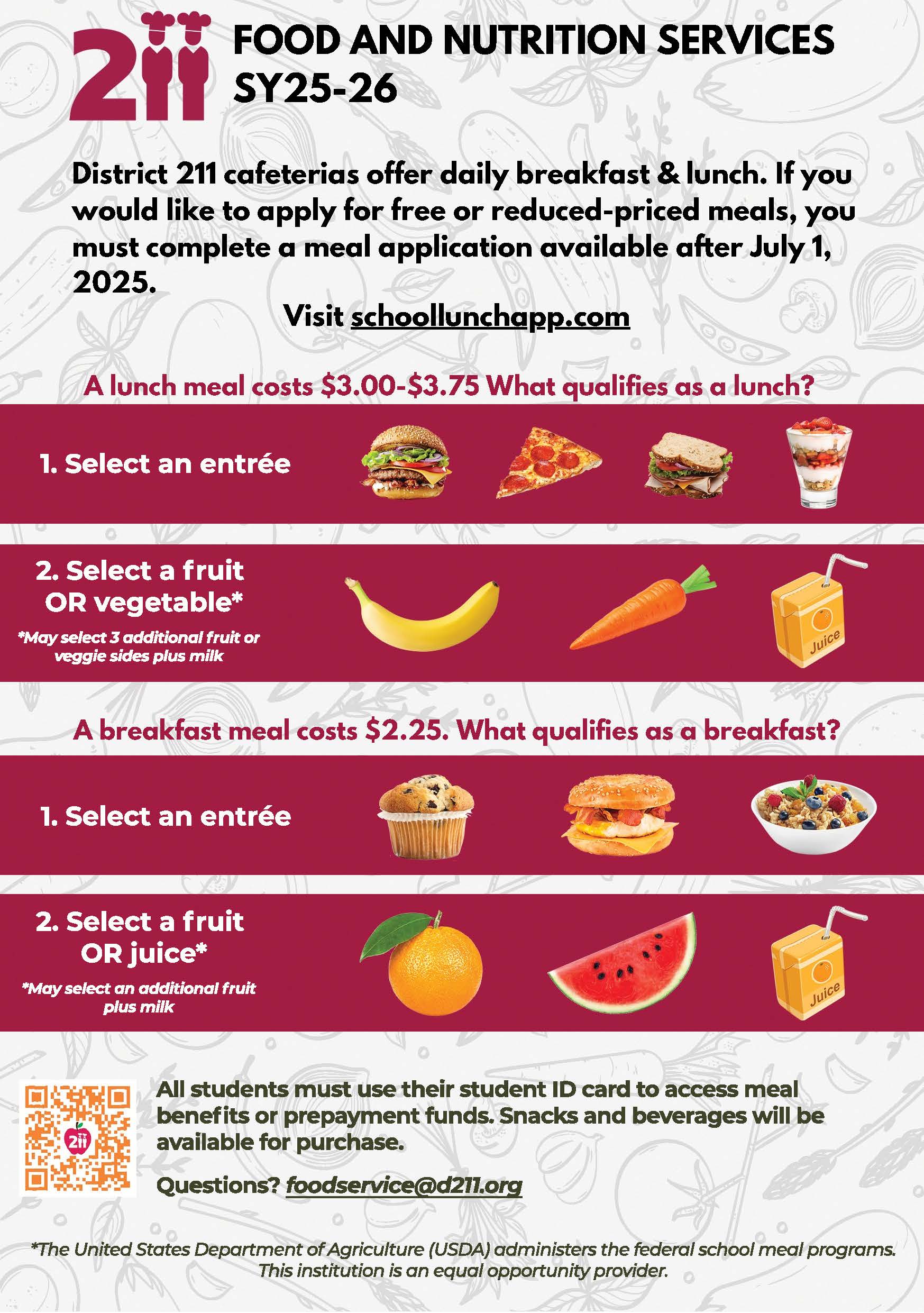 Meal Info